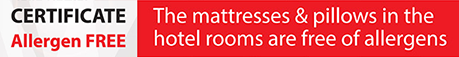 Allergen-free certified hotel