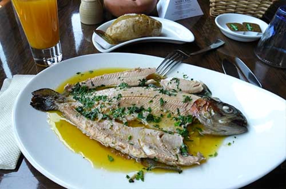 Dish at Mylos Restaurant